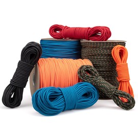 Rope and Cord Smooth Braid Accessory Cord – Durable Polyester Rope for Outdoors – Black (5mm x 25 ft)