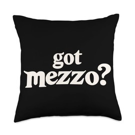 Mezzo Soprano Singer Vocal Vocalist Voice Singing Choir Throw Pillow