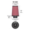 K&N High-Flow Original Lifetime Universal Clamp-On Air Filter: High Performance,