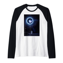 Galaxy Universe space nebula orbit star ship cosmonaut Raglan Baseball Tee