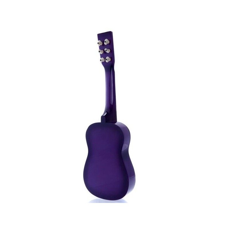 Unbranded 23” Mini Acoustic Guitar Wood Beginner Purple Small Toy