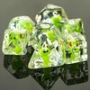 cusdie 7-Die DND Dice, Polyhedral Dice Set Filled with Animal,