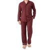 DAVID ARCHY Mens Pajamas Set Soft Cotton Notched Collar Pajamas