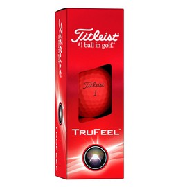 TITLEIST 24 TRUFEEL DZ Unisex Matte Red Golf Ball