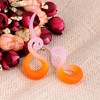 YOFANST 2pcs Double Twist Taper Hanger Plugs Purple Orange Graduated