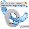 Topnorm24 Topnorm24 - Unterlegscheiben M6-25 Stck Edelstahl - A2 -