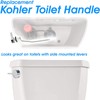 Toilet Flush Lever Handle Replacement, Universal Side Mount Toilet Tank