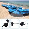 Inflatable Boat Air Valve, 2Pcs Spiral Air Plugs One Way