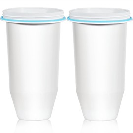 Upgraded 5-Stage Water Filter Replacement for Zero Pitcher & Dispenser, Reduces Lead, Chromium, PFOA & PFOS, Compatible with ZR-001, ZR-004, ZR-017, 2-Pack