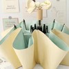Folding Sun Umbrella UV Blocking Pure Color Black Rubber Sunscreen