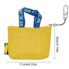 PHCOZY 2 Pcs Mini Bag Bag Zip Chain for Key