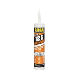 Generic Sealant Boss 125 Multi-Seal Building Roofing Gutters Construction- White, 12501, 1 Cartridge