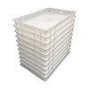 Plastic Stacking Food Grade Pizza Dough Bakery Euro Trays -