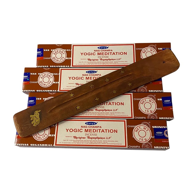 VIE Satya Incense Sticks, 4 Packs x 15g, with Incense