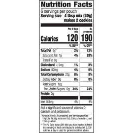 Betty Crocker Baking Mix, Sugar Cookie Mix, 6.25 Oz Pouch