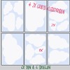MacDecal.de Clouds Set of 16 Large Cloud Wall Stickers, Wall