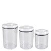 OXO 1129880 Good Grips Airtight POP Round Canister, Black