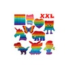 KUNSTIFY XXL Pop It Rainbow Fidget Toy Anti-Stress Toy for