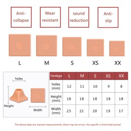 SooGree High Heel Protective Heel Caps, 10 Pairs Heel Tip Covers 5 Sizes High Heel Stoppers, Heel Covers Protectors for Heel Walking on Grass Soft Mud Gravel
