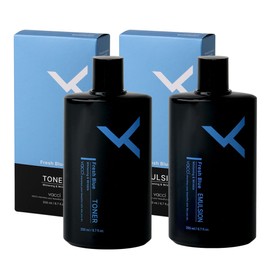 Bazzi Homme Fresh Blue Toner + Emulsion 200ml / 바찌 옴므 프레쉬 블루 토너+에멀전 200ml