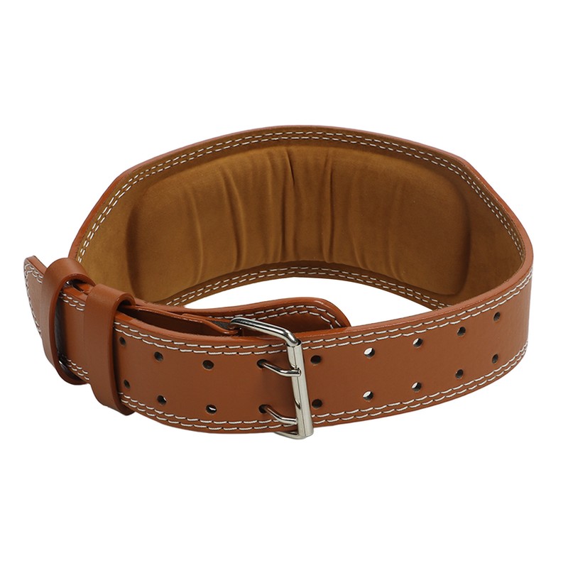 Weight Lifting Belt Waist Protection Adjustable Weightlifting Belt Brown for