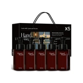 Perfume bubble large-capacity hand wash 515ml 5-pack gift set / 퍼퓸 버블 대용량 핸드워시 515ml 5개입 선물세트