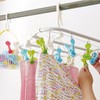 Gendai Hyakka Clothespins SUNNY RAINBOW Laundry Pinch Set of 30