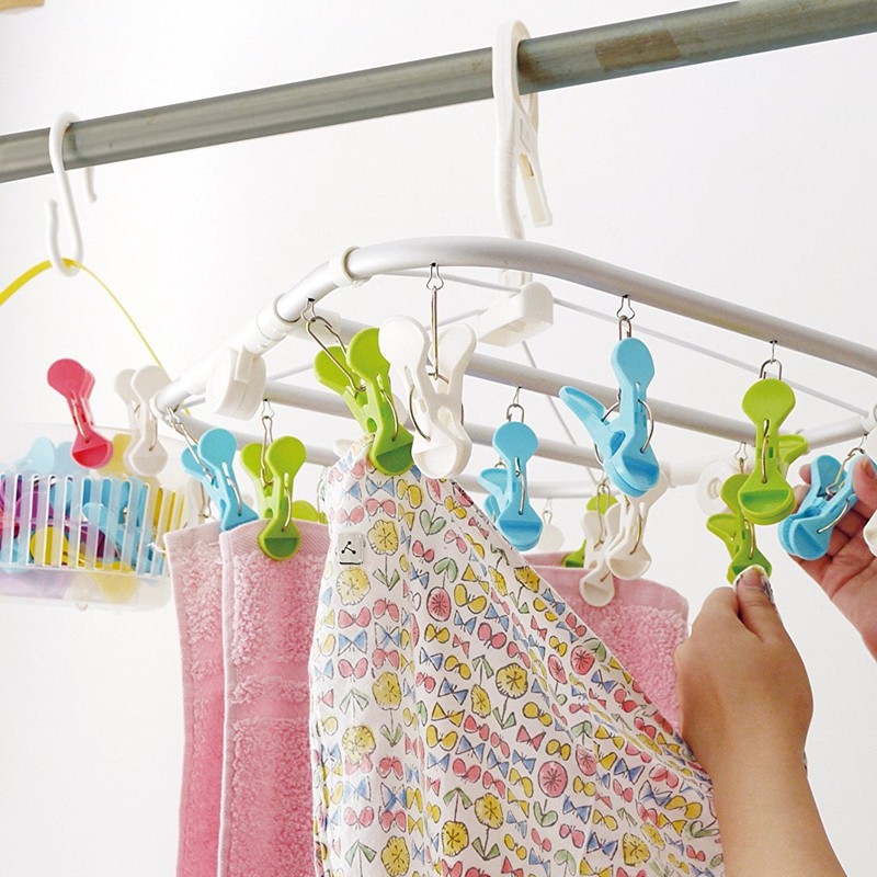 Gendai Hyakka Clothespins SUNNY RAINBOW Laundry Pinch Set of 30
