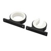 2 Pcs Fishing Rod Holder Horizontal Vertical Aluminium Boat Mounted