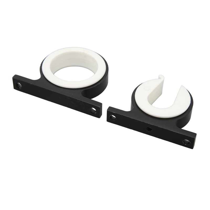 2 Pcs Fishing Rod Holder Horizontal Vertical Aluminium Boat Mounted