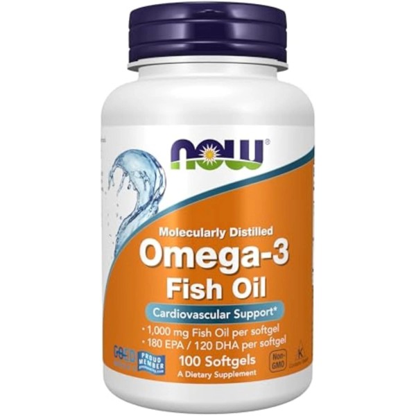 Now Foods Omega-3 100 Softgel Heart Health Support form of