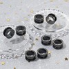 Qmcandy 8pcs Stainless Steel Gauges for Ear Tunnels Plugs with