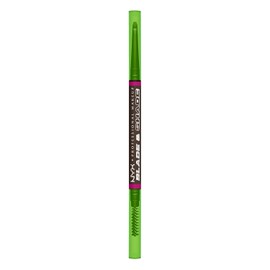 NYX Professional Makeup Blade Shade Brow Pencil Tono Espresso (café obscuro), 0.06gr - Lápiz de ceja de dos puntas, resistente a desvanecimientos y transferencias, dura hasta 16H, fórmula vegana