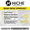 NICHE 520 Pitch Front 17T and Rear 47T Drive Sprocket