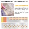 Neikafan Metal Ruler for Diamond Painting 4Pcs and 2Pcs Diamond