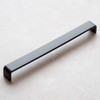 288mm Dark Grey/Titanium D Shape Handle for Kitchen Cabinets |