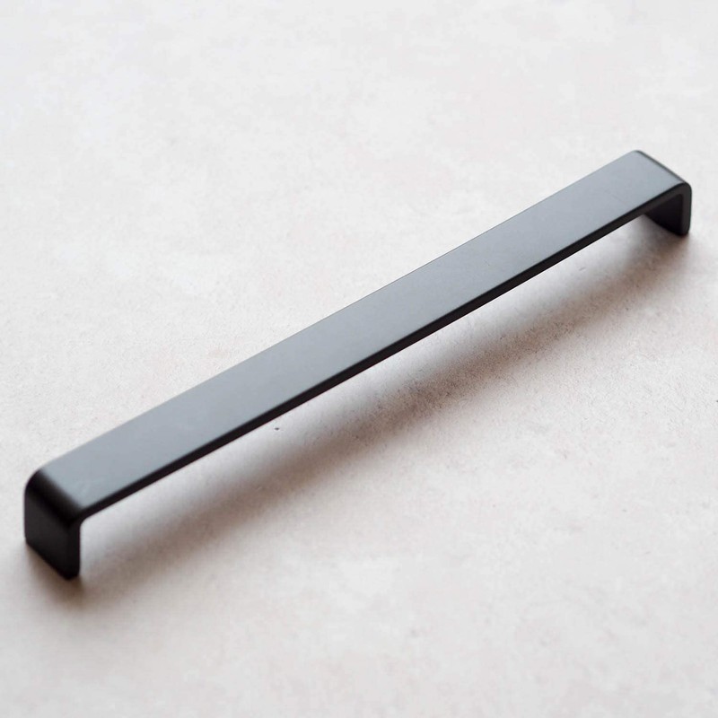 288mm Dark Grey/Titanium D Shape Handle for Kitchen Cabinets |