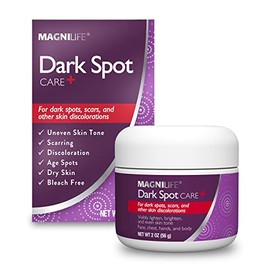 MagniLife Cuidado de manchas oscuras, 2 onzas, fórmula sin blanqueador para pigmentación, manchas hepáticas, cicatrices, decoloración y tono de piel d
