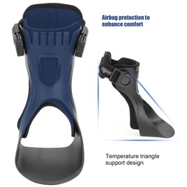 YUYTE Drop Foot Brace Orthosis Ankle Brace Support With Comfortable Inflatable for Hemiplegia Stroke Shoes Walking Foot Stabilizer(left and right foot, S,M,L,XL)(L-Right)