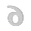 Hy-Ko 6" Plastic House Number, Modern Raised Numbers for Exterior
