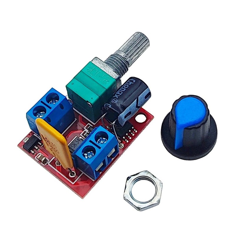 Haldzemo Mini DC Motor PWM Speed Controller Module DC 3V-35V