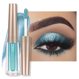 Anglicolor Glitter Eyeshadow Diamond, Liquid Eyeshadow Long-Lasting Quick-Dry, Lightweight Smooth, Shimmer Eyeshadow, Metals Gloss Sparkling Eyeliner Pen, Cosmetics Gift for Girls and Women