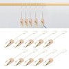 Laundry Hooks Clip Industrial Solid Wood Rotary Multifunctional Hanging Hooks