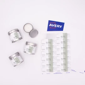 Avery Printable, Customisable Address Mailing Labels, Inkjet Printers, 14 Labels per A4 Sheet, 350 Labels, Quickdry (J8163) White