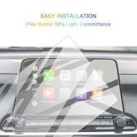 SKTU for 2024 Kia Forte Screen Protector for 2019-2024 Forte LX/LXS 8 Inch Navigation Kia Forte 2024 Accessories Tempered Glass Anti-Scratch HD Clear