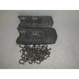 Funke Trap Tags & Supplies 100 Double Stake Swivels Traps Anchors Trapping USA (100 Pack)