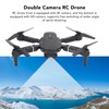 Jectse Foldable Drone, Mini RC Quadcopter with Dual 4K &