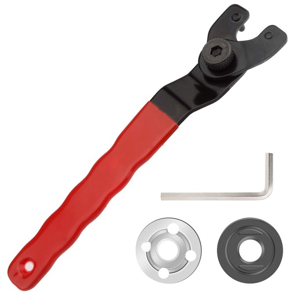 Rybtd Universal Angle Grinder Spanner 8-48mm Adjustable Pin Spanner with
