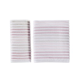 SKL Home - Cortina de Ducha de Tela, diseño de Salpicaduras, Toalla de baño, Coral, Toalla de baño, 1