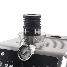 Single Dose Hopper with Silicon Bellow Compatible with Delonghi EC9335 EC9355 Espresso Machine Coffee Grinder Cleaning Accessories Tools for Blow Out Residual Coffee Grounds